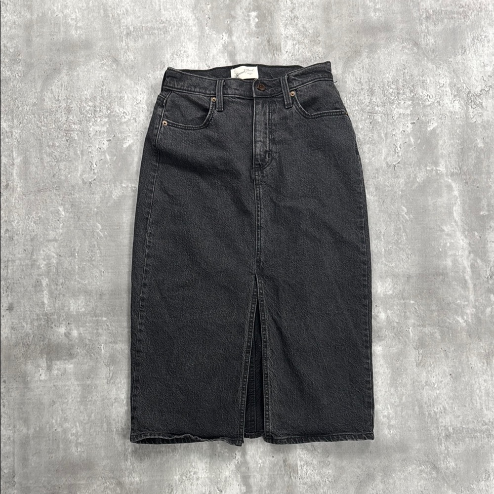 Universal Thread Charcoal Denim Skirt